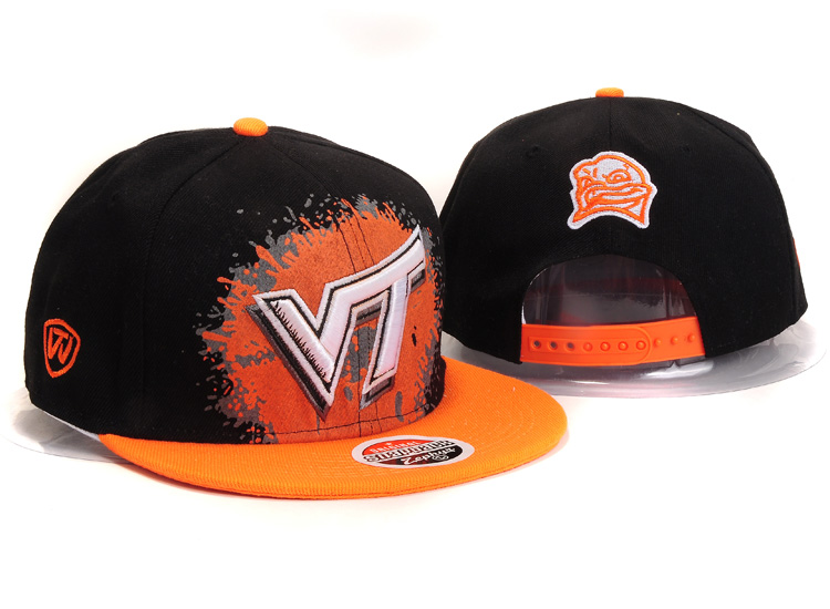 NCAA Virginia Tech Z Snapback Hat #01
